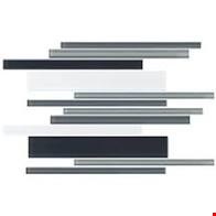 Daltile Color Wave Glass 12" x 18" : Evening Mixer Random Interlocking CW281218MS1P