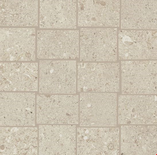 Daltile Dignitary: Notable Beige 12" x 12" Mosaic Abstact DR091212MS1P2