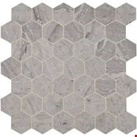 Daltile Fonte : Heather Harbor 11 11/16" x 11 7/8" Natural Stone Hexagon Mosiac L2422HEXMS1U