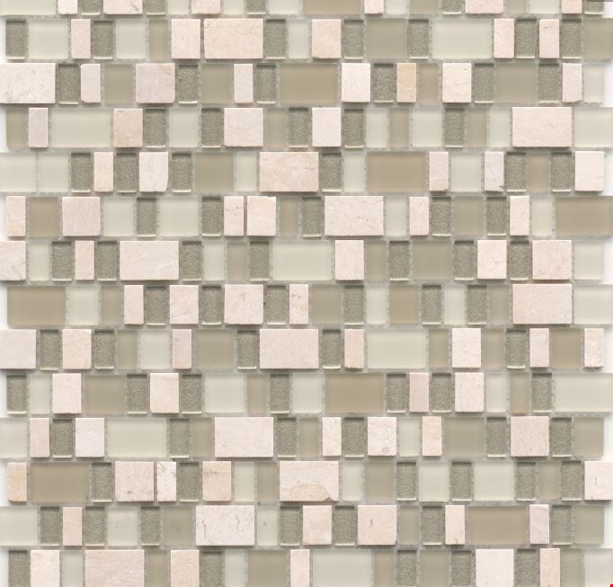 Emser Unique Collection: Haiku 12" x 12" Glass Mosaic W87UNIQHA1212MOBP12