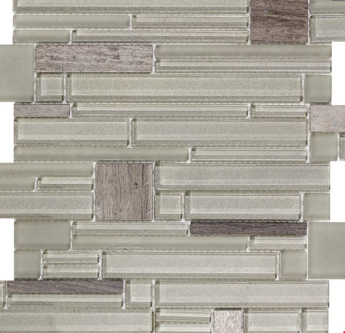 Emser Entity Collection: Vigor 12" x 12" Glass Mosaic W80ENTIVI1212MO