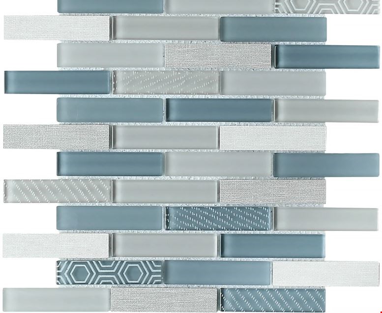 Emser Volare Collection: Nuvole 12" x 12" Glass Mosaic W94VOLANU1212MO