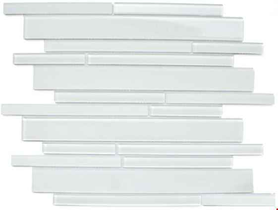 Emser Charisma Collection: Finesse 12" x 12" Linear Glass Mosaic W80CHARFI1212MOL