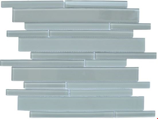 Emser Charisma Collection: Grace 12" x 12" Linear Glass Mosaic W80CHARGR1212MOL