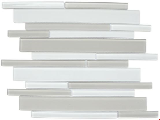 Emser Charisma Collection: Flair 12" x 12" Linear Glass Mosaic W80CHARFL1212MLB