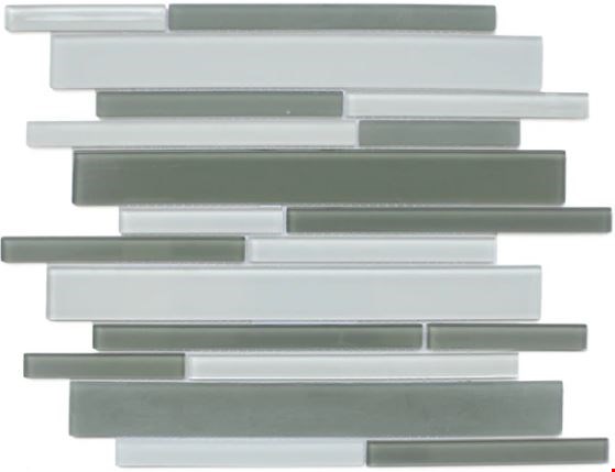 Emser Charisma Collection: Glam 12" x 12" Linear Glass Mosaic W80CHARGL1212MLB