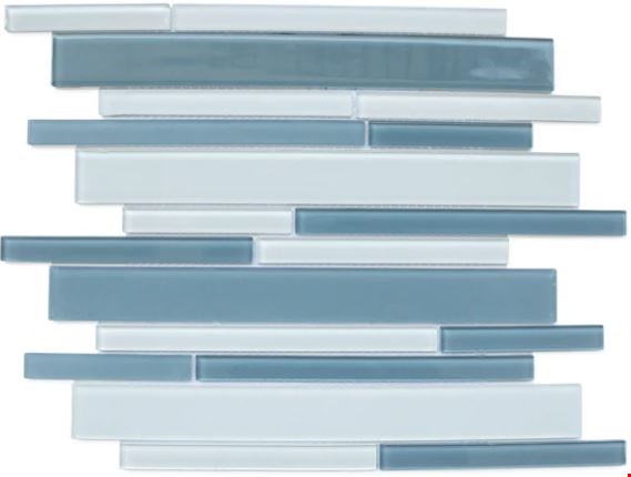 Emser Charisma Collection: Chic 12" x 12" Linear Glass Mosaic W80CHARCH1212MLB