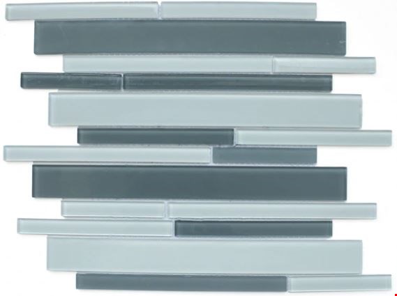 Emser Charisma Collection: Spark 12" x 12" Linear Glass Mosaic W80CHARSP1212MLB