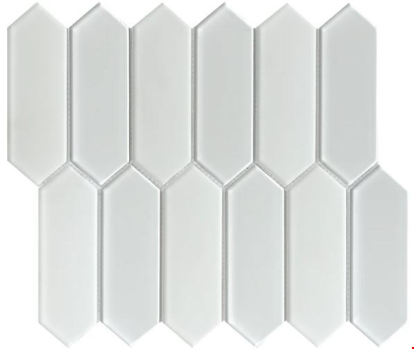 Emser Charisma Collection: Finesse 10" x 12" Picket Glass Mosaic W80CHARFI1012MPK
