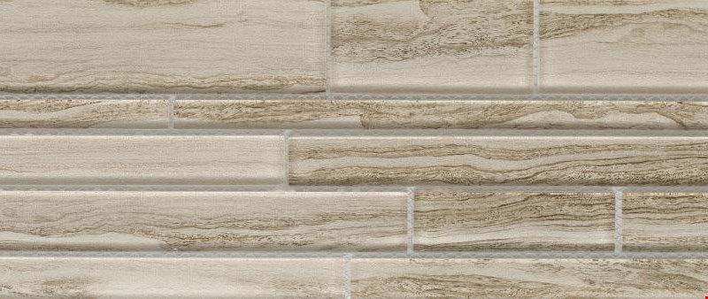 Emser Zen Collection: Ease 6" x 24" Glass Mosaic W93ZENEA0624MOL