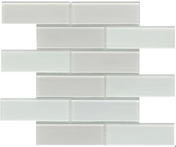 Emser H2O Collection: Ivory 12" x 12" Glass Mosaic W91H2OIV1212MO