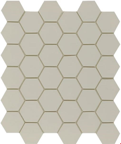 Emser Concept Collection: Fawn 11" x 12" Hex Glass Mosaic W93CONCFA1112MH2