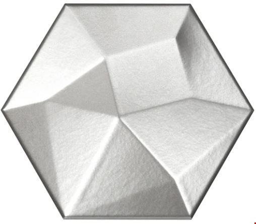 Emser Code: Metallic 6" x 7" High Hexagon Porcelain Tile W10CODHME0607HX
