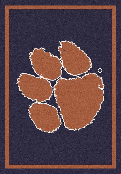 Milliken College Team Spirit (NCAA) Clemson 79798 Spirit Rectangle (4000019153) 3'10" x 5'4" Area Rug