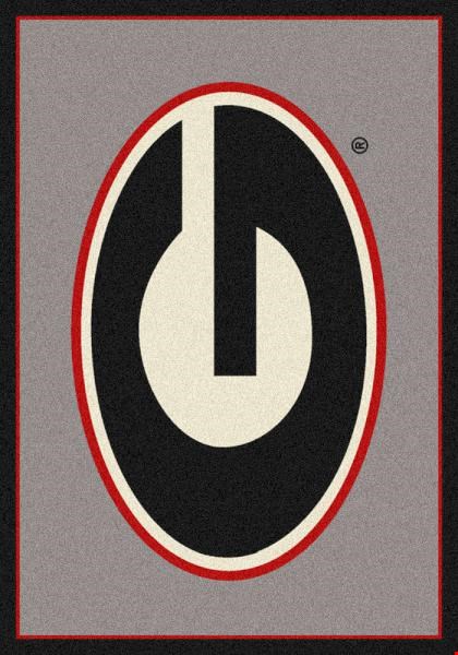 Milliken College Team Spirit (NCAA) Georgia 45287 Spirit Rectangle (4000019176) 5'4" x 7'8" Area Rug