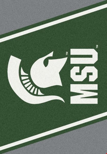 Milliken College Team Spirit (NCAA) Michigan State 74198 Spirit Rectangle (4000019083) 3'10" x 5'4" Area Rug