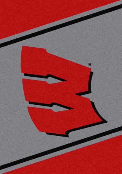 Milliken College Team Spirit (NCAA) Wisconsin 45288 Spirit Rectangle (4000019298) 7'8" x 10'9" Area Rug