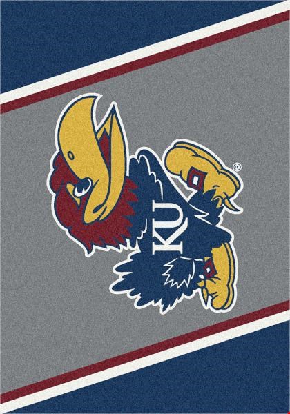 Milliken College Team Spirit (NCAA-SPT) Kansas 00386 Spirit Rectangle (4000054446) 7'8" x 10'9" Area Rug