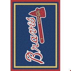 Milliken MLB Team Spirit (MLB-S) Atlanta Braves 01002 Spirit Rectangle (4000019512) 5'4