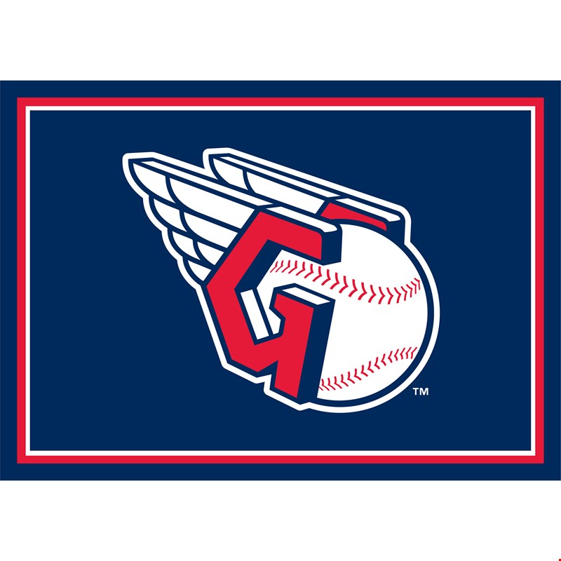 Milliken MLB Team Spirit (MLB-S) Cleveland Guardians 01020 Spirit Rectangle (4000019530) 5'4" x 7'8" Area Rug