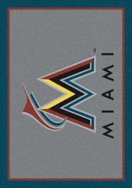 Milliken MLB Team Spirit (MLB-S) Miami Marlins 01040 Spirit Rectangle (4000019666) 10'9" x 13'2" Area Rug