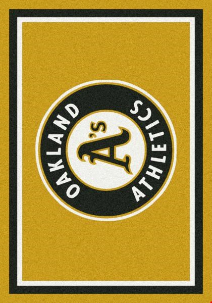 Milliken MLB Team Spirit (MLB-S) Oakland Athletics 01026 Spirit Rectangle (4000019686) 10'9" x 13'2" Area Rug