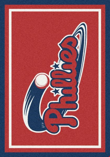 Milliken MLB Team Spirit (MLB-S) Philadelphia Phillies 01011 Spirit Rectangle (4000050004) 3'10" x 5'4" Area Rug