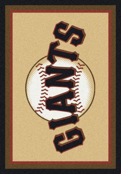 Milliken MLB Team Spirit (MLB-S) San Francisco Giants 01014 Spirit Rectangle (4000019584) 7'8" x 10'9" Area Rug