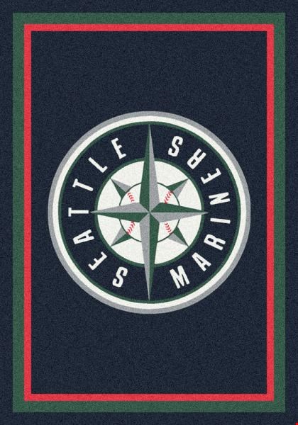 Milliken MLB Team Spirit (MLB-S) Seattle Mariners 01027 Spirit Rectangle (4000054891) 2'8" x 3'10" Area Rug