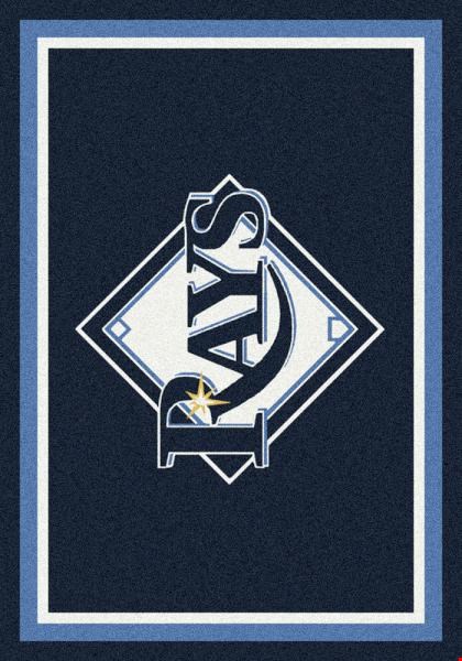 Milliken MLB Team Spirit (MLB-S) Tampa Bay Rays 01028 Spirit Rectangle (4000050021) 3'10" x 5'4" Area Rug