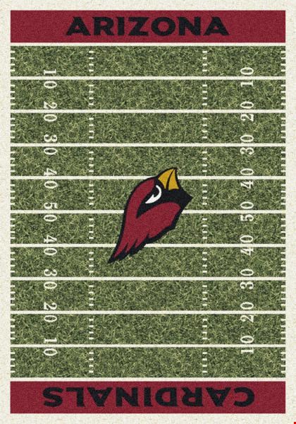 Milliken NFL Team Home Field (NFL-F) Arizona Cardinals 01003 Home Field Rectangle (4000019785) 3'10" x 5'4" Area Rug