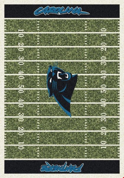 Milliken NFL Team Home Field (NFL-F) Carolina Panthers 01015 Home Field Rectangle (4000019821) 5'4" x 7'8" Area Rug