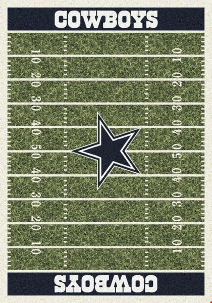 Milliken NFL Team Home Field (NFL-F) Dallas Cowboys 01027 Home Field Rectangle (4000019857) 7'8" x 10'9" Area Rug