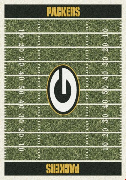 Milliken NFL Team Home Field (NFL-F) Green Bay Packers 01036 Home Field Rectangle (4000019860) 7'8" x 10'9" Area Rug