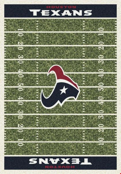 Milliken NFL Team Home Field (NFL-F) Houston Texans 01039 Home Field Rectangle (4000019829) 5'4" x 7'8" Area Rug