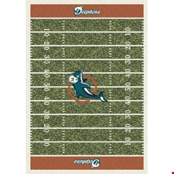 Milliken NFL Team Home Field (NFL-F) Miami Dolphins 01051 Home Field Rectangle (4000019865) 7'8