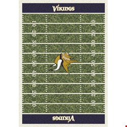 Milliken NFL Team Home Field (NFL-F) Minnesota Vikings 01054 Home Field Rectangle (4000019802) 3'10