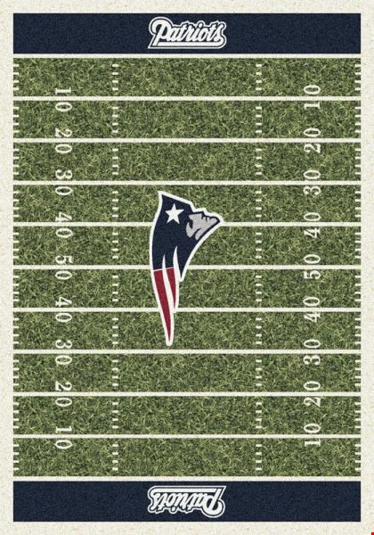 Milliken NFL Team Home Field (NFL-F) New England Patriots 01057 Home Field Rectangle (4000019803) 3'10" x 5'4" Area Rug