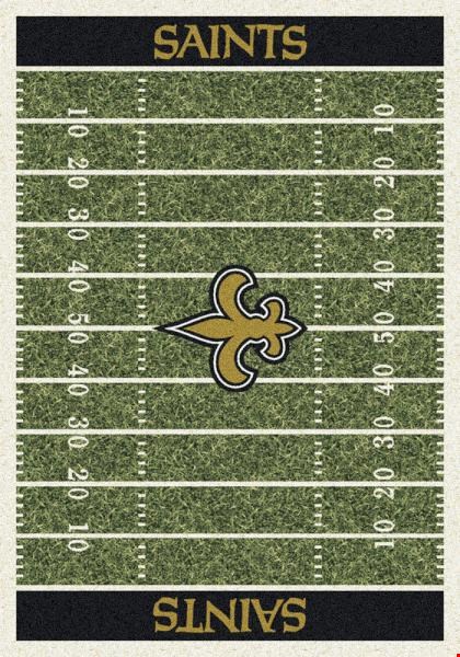 Milliken NFL Team Home Field (NFL-F) New Orleans Saints 01060 Home Field Rectangle (4000019804) 3'10" x 5'4" Area Rug