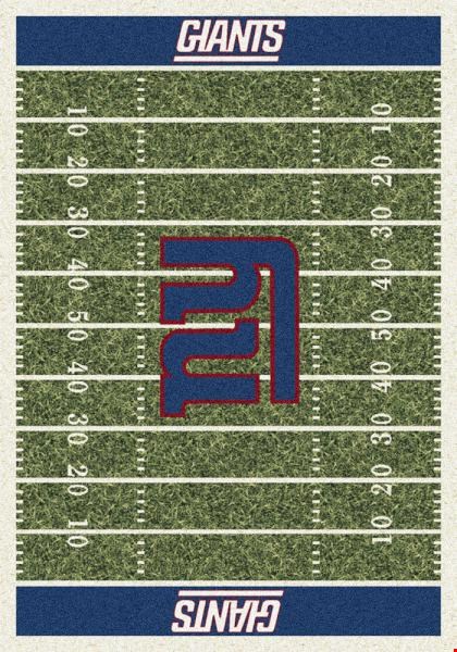 Milliken NFL Team Home Field (NFL-F) New York Giants 01063 Home Field Rectangle (4000019869) 7'8" x 10'9" Area Rug