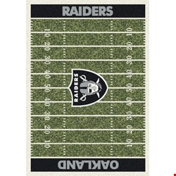 Milliken NFL Team Home Field (NFL-F) Oakland Raiders 01069 Home Field Rectangle (4000019807) 3'10