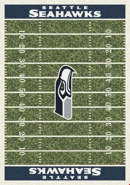 Milliken NFL Team Home Field (NFL-F) Seattle Seahawks 01084 Home Field Rectangle (4000019876) 7'8" x 10'9" Area Rug