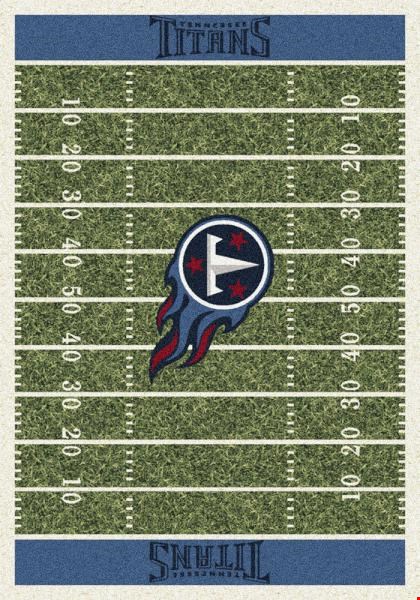 Milliken NFL Team Home Field (NFL-F) Tennessee Titans 01093 Home Field Rectangle (4000019847) 5'4" x 7'8" Area Rug