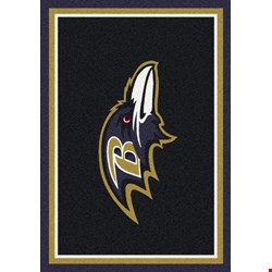 Milliken NFL Team Spirit (NFL-S) Baltimore Ravens 00908 Spirit Rectangle (4000095619) 5'4