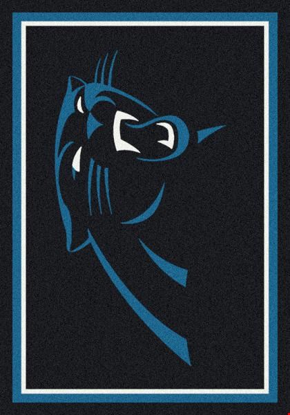 Milliken NFL Team Spirit (NFL-S) Carolina Panthers 00914 Spirit Rectangle (4000095638) 7'8" x 10'9" Area Rug