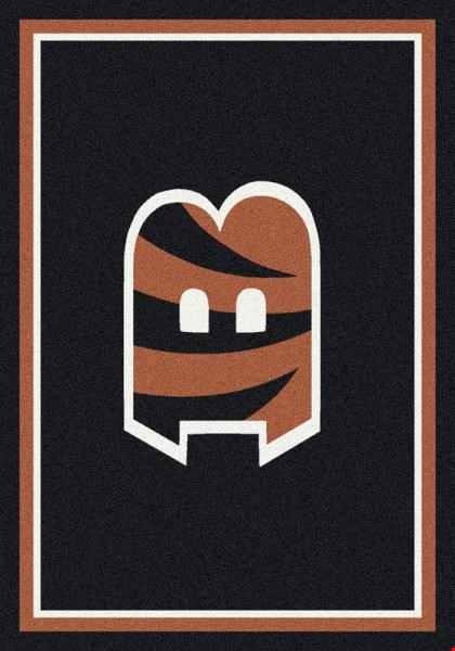 Milliken NFL Team Spirit (NFL-S) Cincinnati Bengals 00920 Spirit Rectangle (4000095604) 3'10" x 5'4" Area Rug