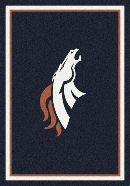 Milliken NFL Team Spirit (NFL-S) Denver Broncos 00929 Spirit Rectangle (4000095905) 3'10" x 5'4" Area Rug
