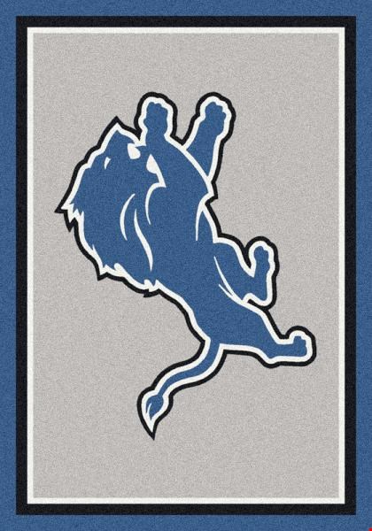 Milliken NFL Team Spirit (NFL-S) Detroit Lions 00932 Spirit Rectangle (4000095606) 3'10" x 5'4" Area Rug