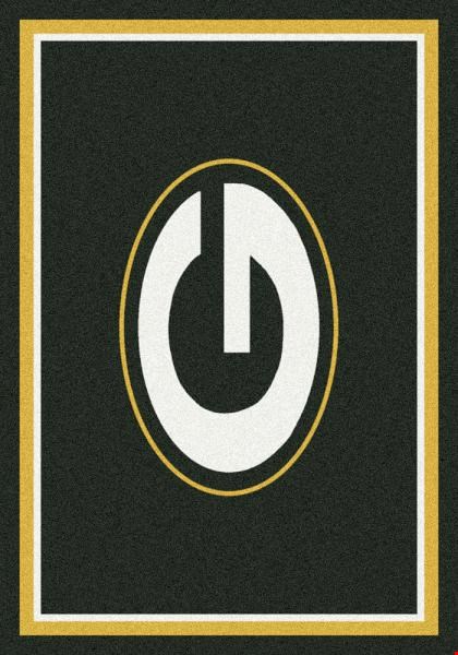Milliken NFL Team Spirit (NFL-S) Green Bay Packers 00935 Spirit Rectangle (4000095658) 10'9" x 13'2" Area Rug