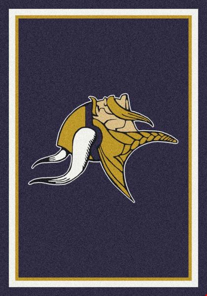 Milliken NFL Team Spirit (NFL-S) Minnesota Vikings 00953 Spirit Rectangle (4000095646) 7'8" x 10'9" Area Rug